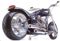 Eagle M7 Softail  1986-2006 2in2 Anlage mit ABE