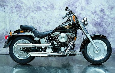 Eagle M7 Softail EVO/TC88/TC96 Fat Boy ab1990-2006 2in2 Anlage HiLO mit ABE