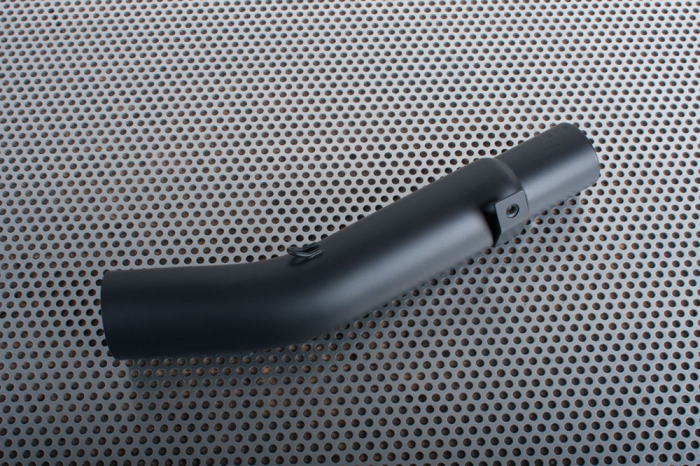 linkpipe Slipon, material/surface finish: stainless steel, matt black velvet