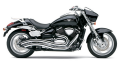 Big Radius 2in2 chrom Intruder M1500 und Boulevard M90 - VZ 1500