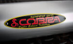 SPEEDPRO COBRA 3 D  Black-red-yellow plaque signaletique...