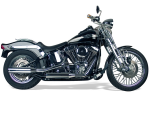 Softail Eagle M7  Slip-on mit EG-ABE in V2A High Polished Softail Evo bis 86-99