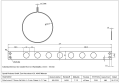 Schelle BR/EA , 2 Loch Halter, Edelstahl mit Löchern , f.  2 mm Hülle rund