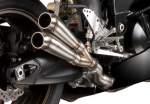 SpeedPro MotoGP TwinCans Speed Triple 1050 Slip on Kit avec Homologation de type général-EG