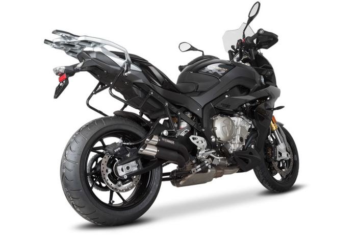 SPEEDPRO COBRA Hypershots Ultrashort Matt Black Series Slip-on mit EG-ABE BMW S 1000 XR