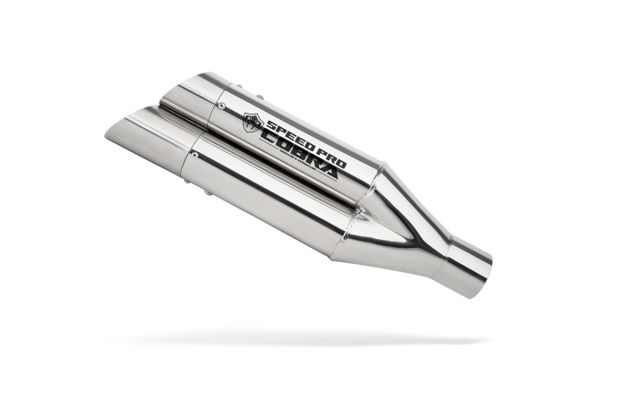 SPEEDPRO COBRA Hypershots XL-Prime Slip-on Road Legal/EEC/ABE homolog