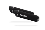 SPEEDPRO COBRA SC3 Black Series Slip-on Dual underseat...