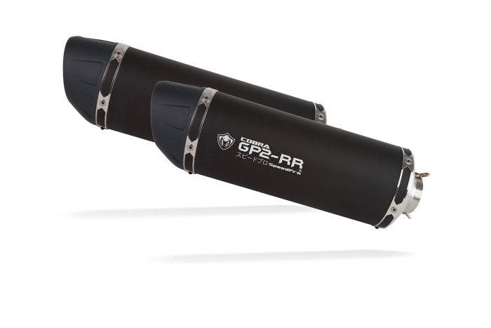 デュアルブレイド SPEEDPRO COBRA GP2-RR Black Series Slip-on Dual Honda ST 1100 Road Le