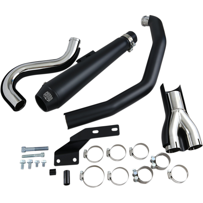Cobra 2in1 Softail FXBB, FXLR/S, FLSL, FLDE 18- Black