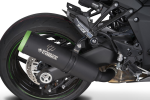 SPEEDPRO COBRA SPX-G Serie Nero/Verde Slip-on Kawasaki Versys 1000/Tourer/Grand Tourer