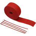 Hitzeschutzband Kit Rot 51 mm x 7,6 m (2" x 25) mit Kabelbindern