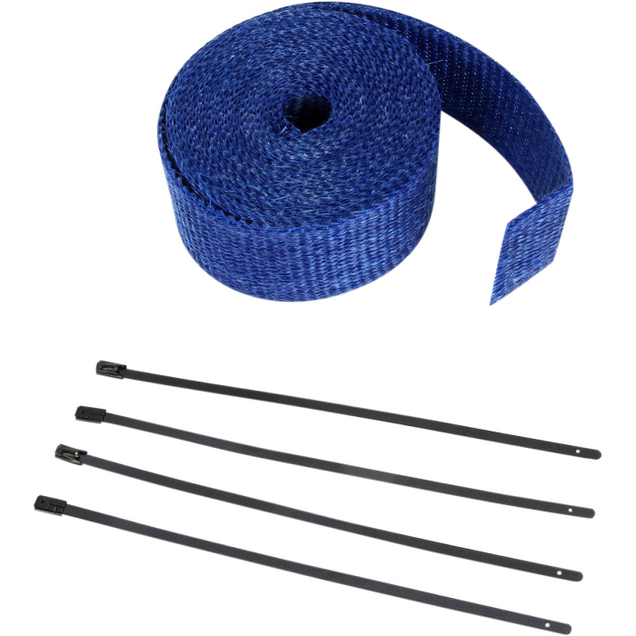 Hitzeschutzband Kit Blau 51 mm x 7,6 m (2" x 25) mit Kabelbindern