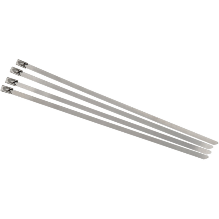 Stainless Steel Tie Wraps 20,5 cm (8") Silver