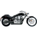 Cobra Speedster Swept Schwarz Honda VTX1300CR Stateline /...