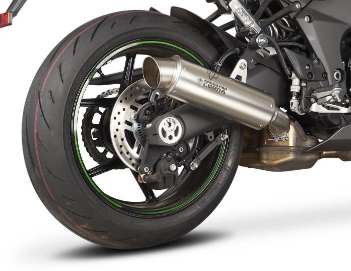 SPEEDPRO COBRA CR2 HEXAGON Slip-on Kawasaki Ninja H2 SX/SE/Tourer, 57