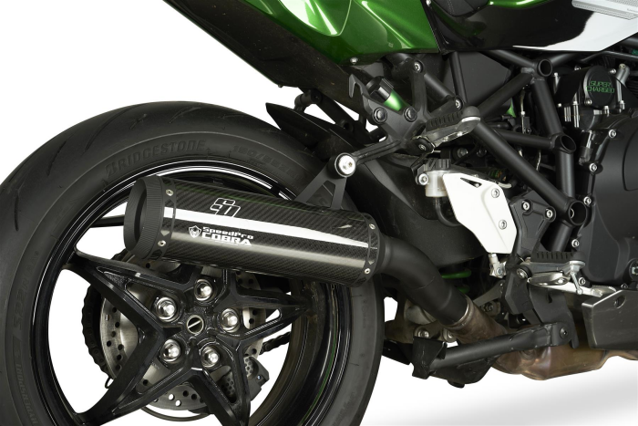 好評 COBRA SPEEDPRO SPX SX H2 Ninja Kawasaki Slip-on BlackSeries パンツ