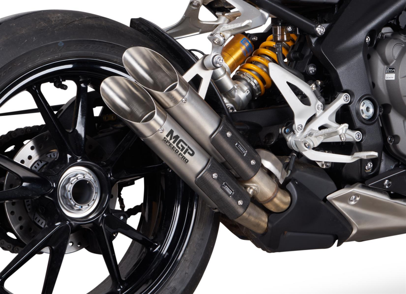 SPEEDPRO MGP-S1R Shorty Slash Slip-on Triumph Speed Triple RR/RS, 287