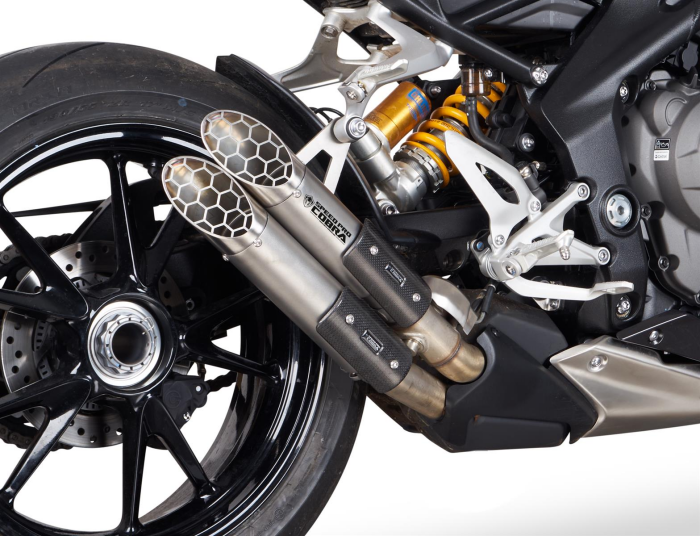 SPEEDPRO MGP-S1R Shorty Slash Slip-on Triumph Speed Triple RR/RS, 289