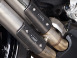 Dual heat shields - Carbon Triumph Speed Triple RS/RR