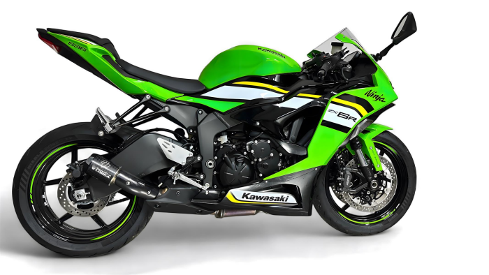 SPEEDPRO MGP-SR1 Slash-Cut Slip-on catback Kawasaki ZX-6R Ninja, 79.6
