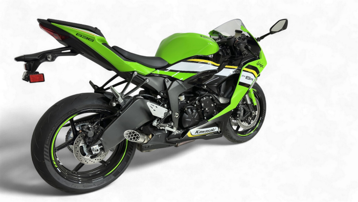 SPEEDPRO MGP-SR1 Slash-Cut Slip-on catback Kawasaki ZX-6R Ninja, 78.2